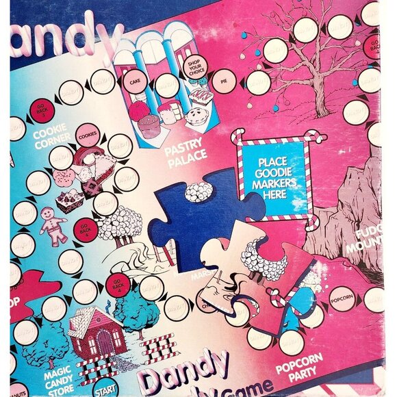 1970s Dandy Candy Game Puzzle Vintage SEALED NOS Tee Pee Toys No. 8460 USA BRDGM - Picture 4 of 4